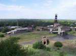 Вид на закрытую шахту
