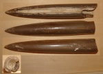 Ростр белемнита Cylindroteuthis ( Holcobeloides ) beaumonti. Щёлковский карьер.