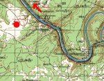 Топографическая карта 1:1000 км.