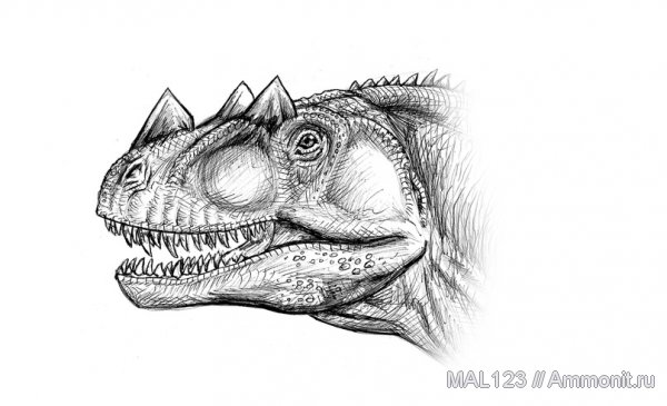динозавры, тероподы, Ceratosaurus, карнозавры