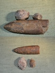 Белемнит и раковины