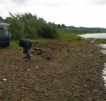 Берег р. Оки около д. Никитино в Спасском районе Рязанской области.