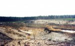 9 й карьер в период затопления