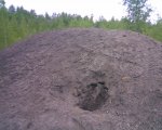 Отвалы в карьере у с. Просек.